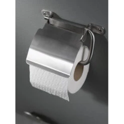Haceka Toiletrolhouder Ixi Met Klep RVS -Badkamer Winkel 123 3602