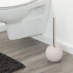 Sealskin Toiletborstel Met Houder Convex Lichtroze -Badkamer Winkel 123 3609