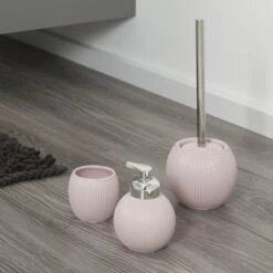 Sealskin Toiletborstel Met Houder Convex Lichtroze -Badkamer Winkel 123 3610