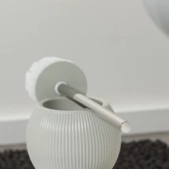 Sealskin Toiletborstel Met Houder Convex Lichtgrijs -Badkamer Winkel 123 3641