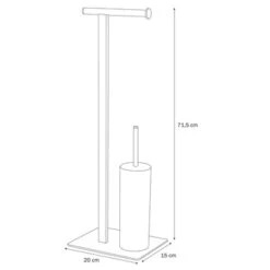 Sealskin Toiletrek Brix Metaal Wit -Badkamer Winkel 123 3658