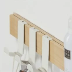 Sealskin Kapstok Met Spiegel Brix Wit 10 Sealskin Kapstok Met Spiegel Brix Wit -Badkamer Winkel 123 3673