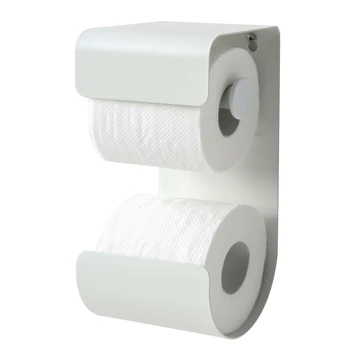 Sealskin WC-rolhouder Brix Metaal Wit 3 Sealskin WC-rolhouder Brix Metaal Wit - Afbeelding 3