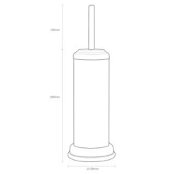 Sealskin Toiletborstelhouder Acero Zwart -Badkamer Winkel 123 3728