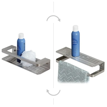 Tiger Douchemand Met Handdoekhouder Caddy Rvs 1 Tiger Douchemand Met Handdoekhouder Caddy Rvs