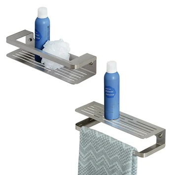 Tiger Douchemand Met Handdoekhouder Caddy Rvs 2 Tiger Douchemand Met Handdoekhouder Caddy Rvs - Afbeelding 2