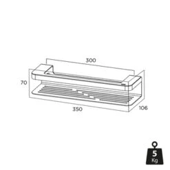 Tiger Douchemand Met Handdoekhouder Caddy Rvs 23 Tiger Douchemand Met Handdoekhouder Caddy Rvs -Badkamer Winkel 123 386