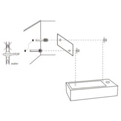 Differnz Fonteinset Ravo Rechts Wit Keramiek 13 Differnz Fonteinset Ravo Rechts Wit Keramiek -Badkamer Winkel 123 3910