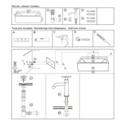 Differnz Dif Fonteinset Argus Wit -Badkamer Winkel 123 3934