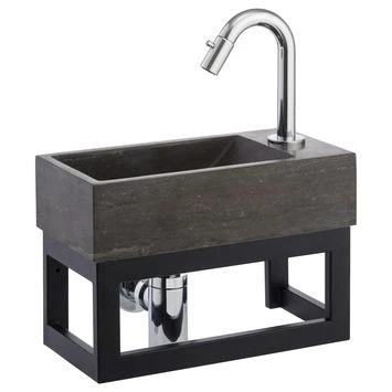 Atlantic Fonteinset Brody Rechts Zwart Natuursteen 36x18x9 Cm 2 Atlantic Fonteinset Brody Rechts Zwart Natuursteen 36x18x9 Cm - Afbeelding 2