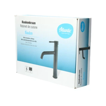 Atlantic Keukenkraan Kaden Met Hendel Zwart 12 Atlantic Keukenkraan Kaden Met Hendel Zwart - Afbeelding 12