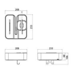Tiger Douchemand Voor Douchewand 2-store Wit 19 Tiger Douchemand Voor Douchewand 2-store Wit -Badkamer Winkel 123 406