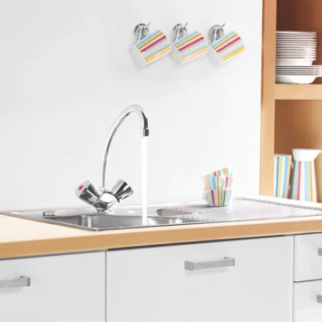 Grohe Keukenkraan Costa Trend 2-knops Chroom 1 Grohe Keukenkraan Costa Trend 2-knops Chroom