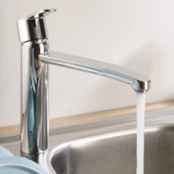 Grohe Keukenkraan Wave Cosmopolitan Met Hendel Chroom -Badkamer Winkel 123 4083