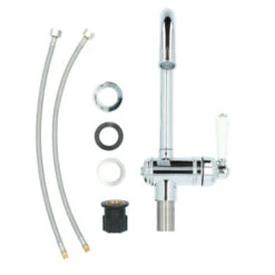 Atlantic Keukenkraan Charles Met Hendel Chroom -Badkamer Winkel 123 4097