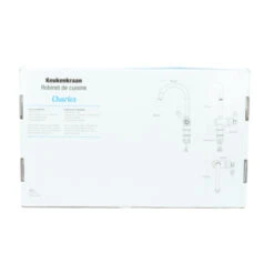 Atlantic Keukenkraan Charles Met Hendel Chroom -Badkamer Winkel 123 4099