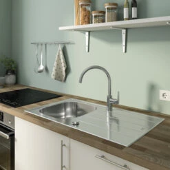 Grohe Keukenkraan Start Flow Hoge Uitloop QuickFix Chroom -Badkamer Winkel 123 4118