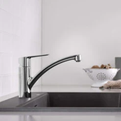 Grohe Quickfix Keukenkraan Start Lage Uitloop Chroom -Badkamer Winkel 123 4132