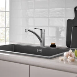 Grohe Quickfix Keukenkraan Start Lage Uitloop Chroom -Badkamer Winkel 123 4136