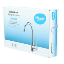 Atlantic Keukenkraan Jeremy Met Hendel Chroom -Badkamer Winkel 123 4212