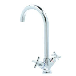 Aqualino Keukenkraan Ceronda 2-knops Chroom -Badkamer Winkel 123 4216