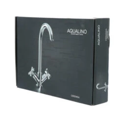Aqualino Keukenkraan Ceronda 2-knops Chroom -Badkamer Winkel 123 4225