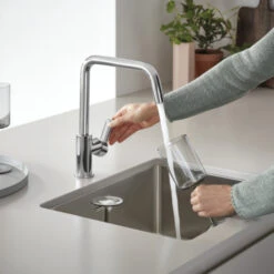 Grohe Keukenkraan Start Hoge U-uitloop QuickFix Chroom 17 Grohe Keukenkraan Start Hoge U-uitloop QuickFix Chroom -Badkamer Winkel 123 4238