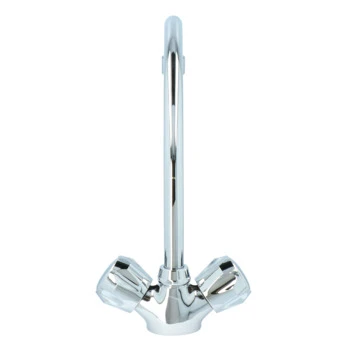 Handson Keukenkraan Thomas 2-knops Chroom Met Uitloop 235mm 4 Handson Keukenkraan Thomas 2-knops Chroom Met Uitloop 235mm - Afbeelding 4