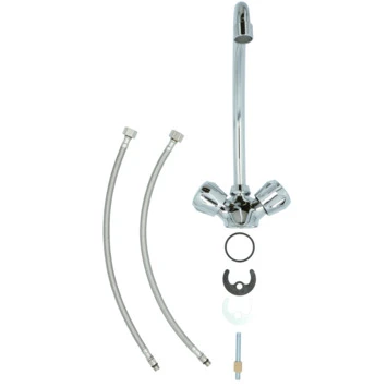 Handson Keukenkraan Thomas 2-knops Chroom Met Uitloop 235mm 11 Handson Keukenkraan Thomas 2-knops Chroom Met Uitloop 235mm - Afbeelding 11