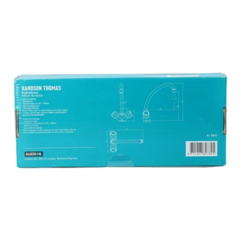 Handson Keukenkraan Thomas 2-knops Chroom Met Uitloop 235mm 13 Handson Keukenkraan Thomas 2-knops Chroom Met Uitloop 235mm - Afbeelding 13