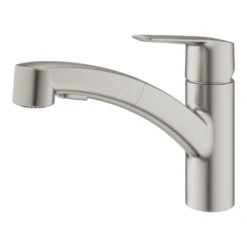 Grohe Keukenkraan Start Dual Spray QuickFix Supersteel (RVS Look) -Badkamer Winkel 123 4276