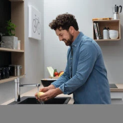 Hansgrohe Keukenkraan Focus M43 Met Hendel Chroom 120 9 Hansgrohe Keukenkraan Focus M43 Met Hendel Chroom 120 -Badkamer Winkel 123 4308