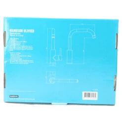 Handson Keukenkraan Olivier Met Hendel Chroom 23 Handson Keukenkraan Olivier Met Hendel Chroom -Badkamer Winkel 123 4354