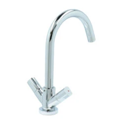Aqualino Keukenkraan Fortore 2-knops Chroom -Badkamer Winkel 123 4359