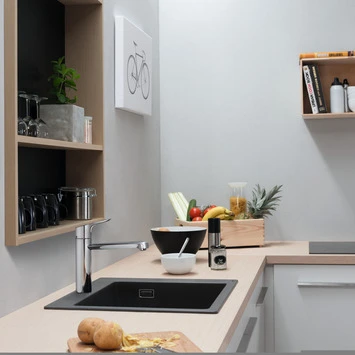 Hansgrohe Keukenkraan Focus M43 Met Hendel RVS 120 3 Hansgrohe Keukenkraan Focus M43 Met Hendel RVS 120 - Afbeelding 3