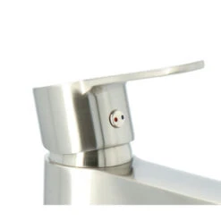 Atlantic Wastafelkraan Parker Met Hendel RVS 21 Atlantic Wastafelkraan Parker Met Hendel RVS -Badkamer Winkel 123 4449