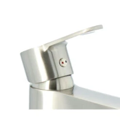 Atlantic Wastafelkraan Parker Met Hendel RVS 22 Atlantic Wastafelkraan Parker Met Hendel RVS -Badkamer Winkel 123 4450