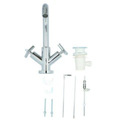 Absolut Wastafelkraan Post 2-knops Chroom -Badkamer Winkel 123 4474