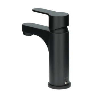 Atlantic Wastafelkraan Parker Met Hendel Zwart 3 Atlantic Wastafelkraan Parker Met Hendel Zwart - Afbeelding 3