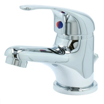 OK Wastafelkraan Met Hendel En Waste Chroom 1 OK Wastafelkraan Met Hendel En Waste Chroom