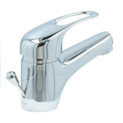 Handson Wastafelkraan Ralph Met Waste Chroom -Badkamer Winkel 123 4552