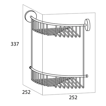 Handson Hoekkorf Smart Dubbel Groot RVS 2 Handson Hoekkorf Smart Dubbel Groot RVS - Afbeelding 2