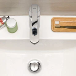 Grohe Wastafelkraan Get Met Hendel En Waste Chroom -Badkamer Winkel 123 4602