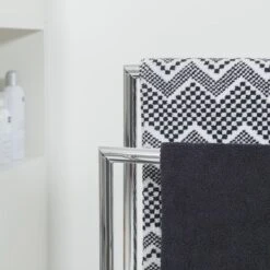 Sealskin Handdoekrek Tube Metaal Chroom 11 Sealskin Handdoekrek Tube Metaal Chroom -Badkamer Winkel 123 463