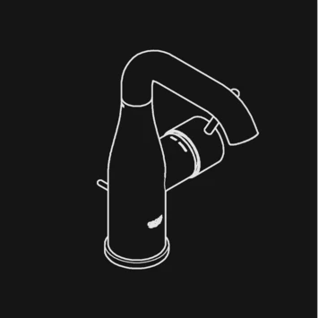 GROHE Wastafelkraan Essence M-size Met Hendel En Waste Cool Sunrise 2 GROHE Wastafelkraan Essence M-size Met Hendel En Waste Cool Sunrise - Afbeelding 2