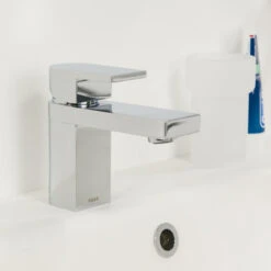 Tiger Wastafelkraan Items Met Hendel Chroom -Badkamer Winkel 123 4663