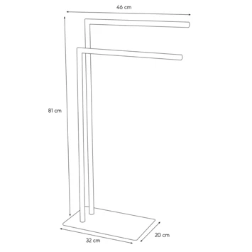 Sealskin Handdoekrek Tube Metaal Chroom 8 Sealskin Handdoekrek Tube Metaal Chroom - Afbeelding 8