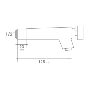 Van Marcke Fonteinkraan Lock Met Drukknop Chroom 2 Van Marcke Fonteinkraan Lock Met Drukknop Chroom - Afbeelding 2