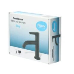 Atlantic Fonteinkraan Riley Met Hendel Zwart -Badkamer Winkel 123 4686