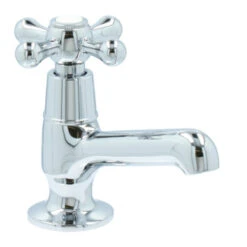 Handson Fonteinkraan Louise Met Draaiknop Chroom -Badkamer Winkel 123 4701